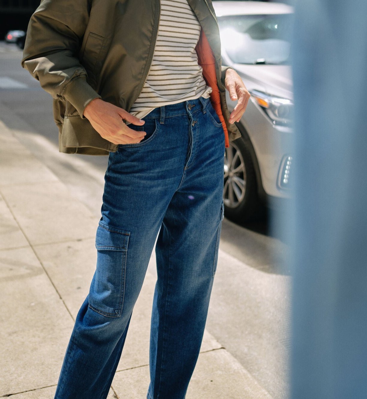 Modelshot / Blue / Detail